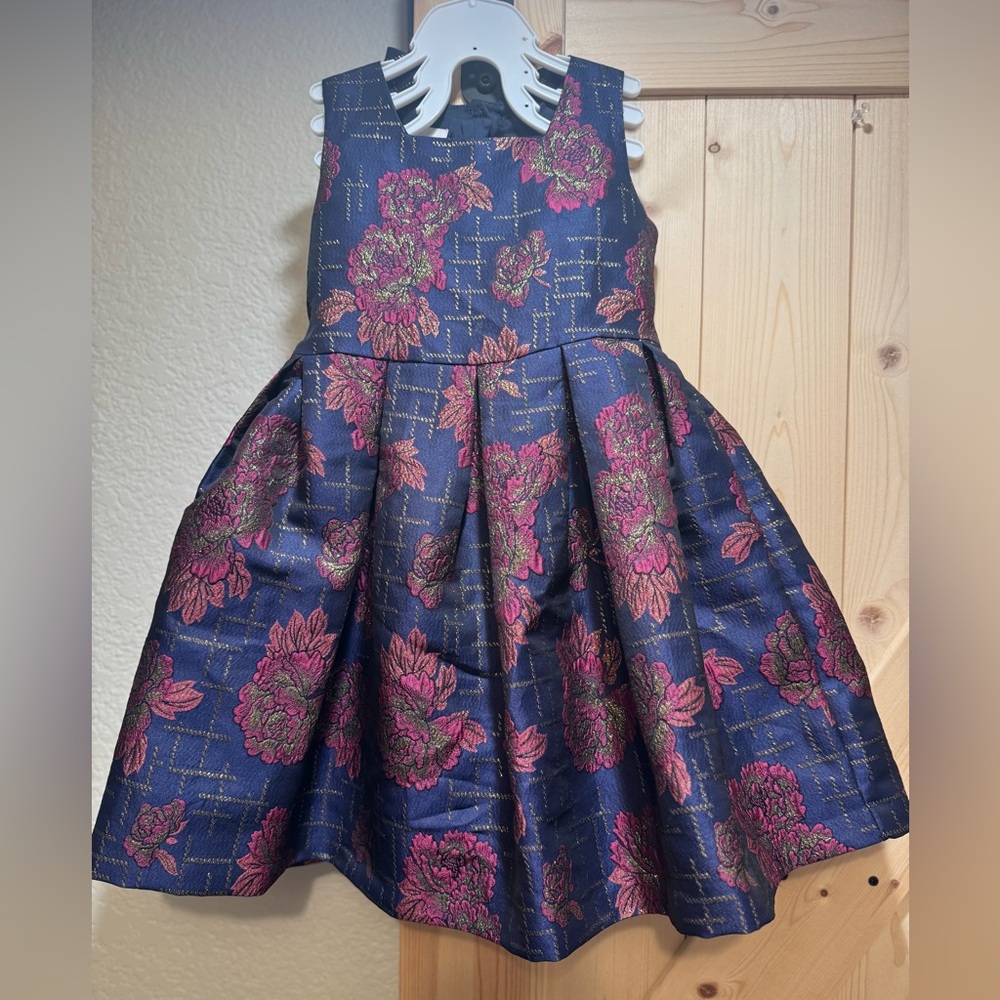 Bonnie Jean Deep Blue Dress